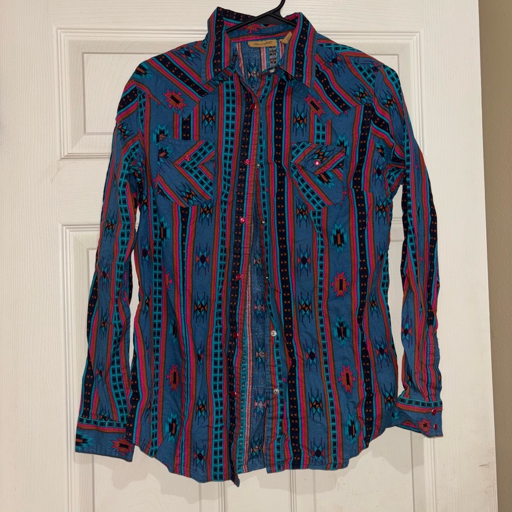 Retro Wrangler Button-Up Shirt